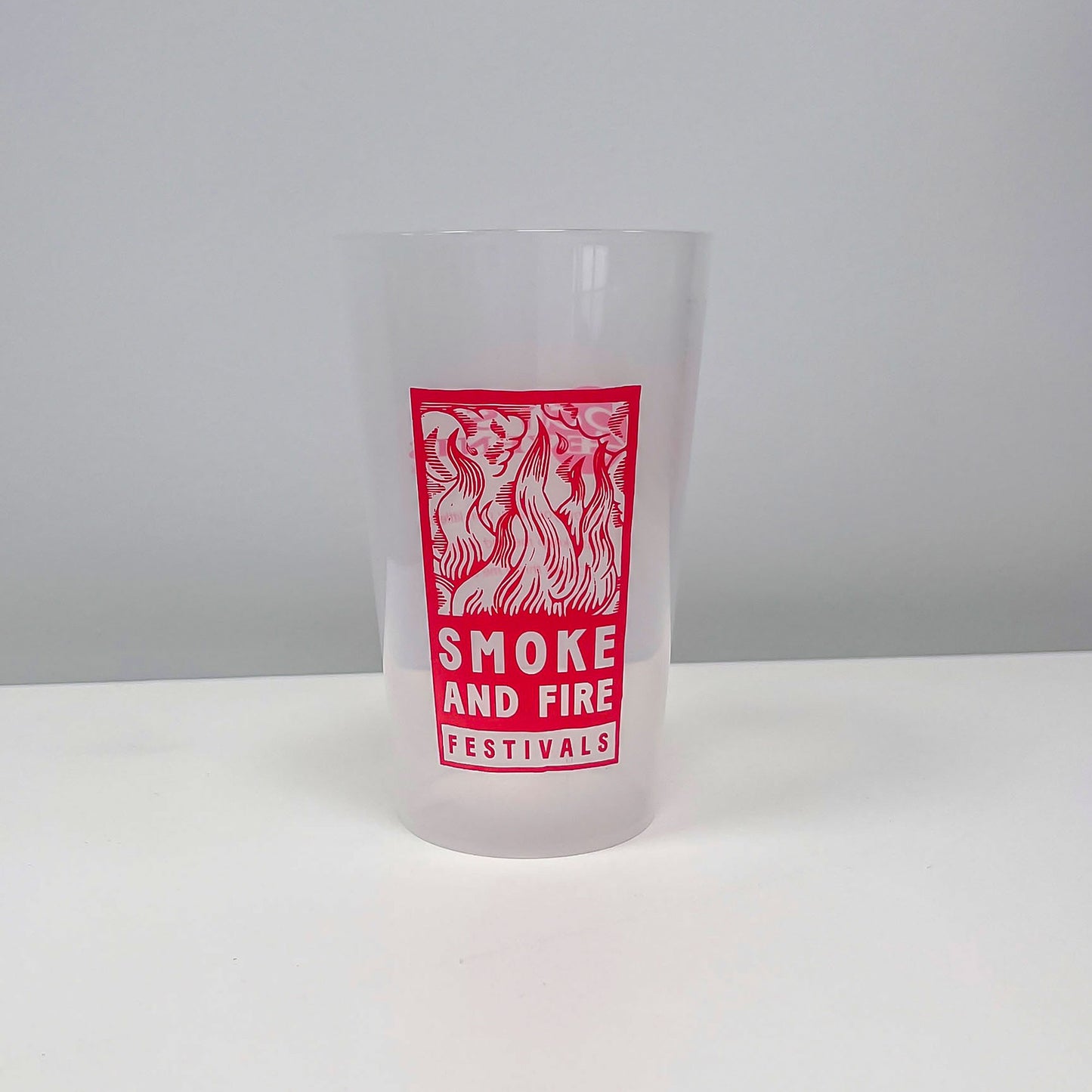 Custom Printed Reusable Half Pint Cup - 1 Colour