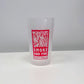 Custom Printed Reusable Half Pint Cup - 1 Colour