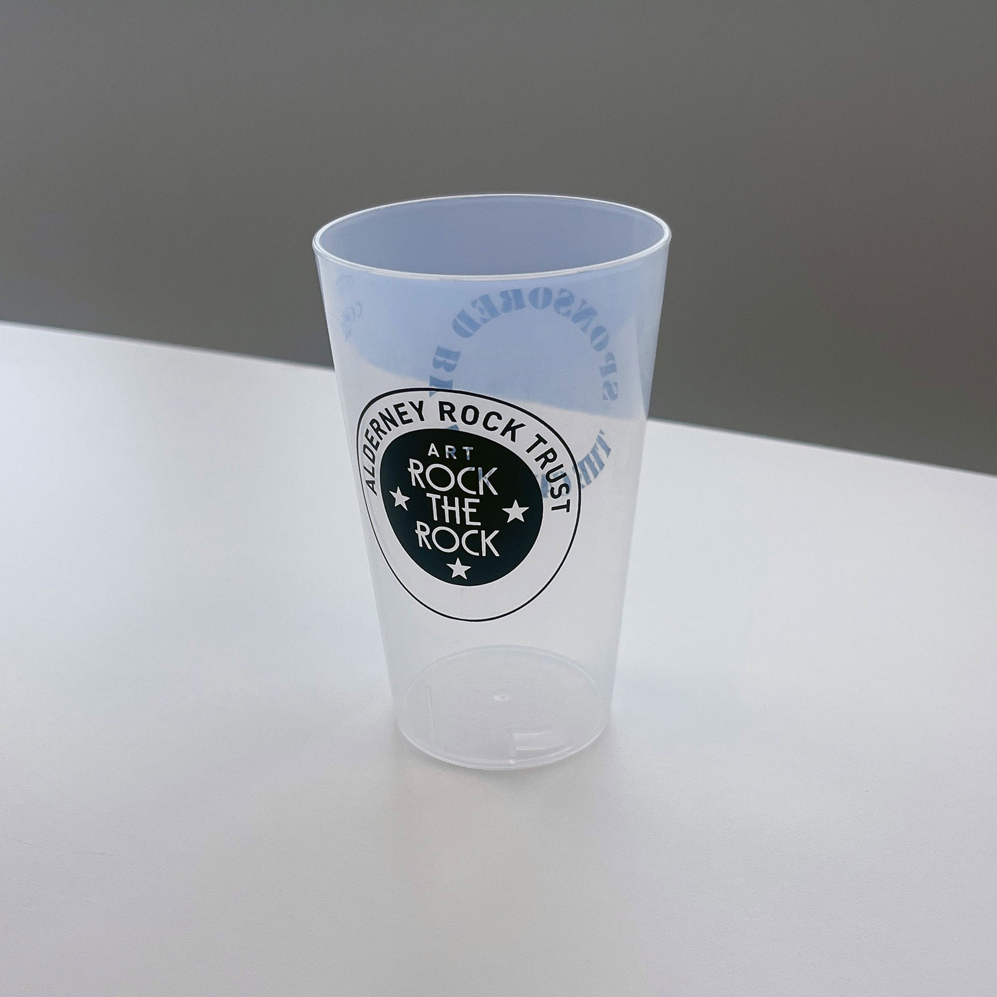 Custom Printed Reusable Half Pint Cup - 1 Colour