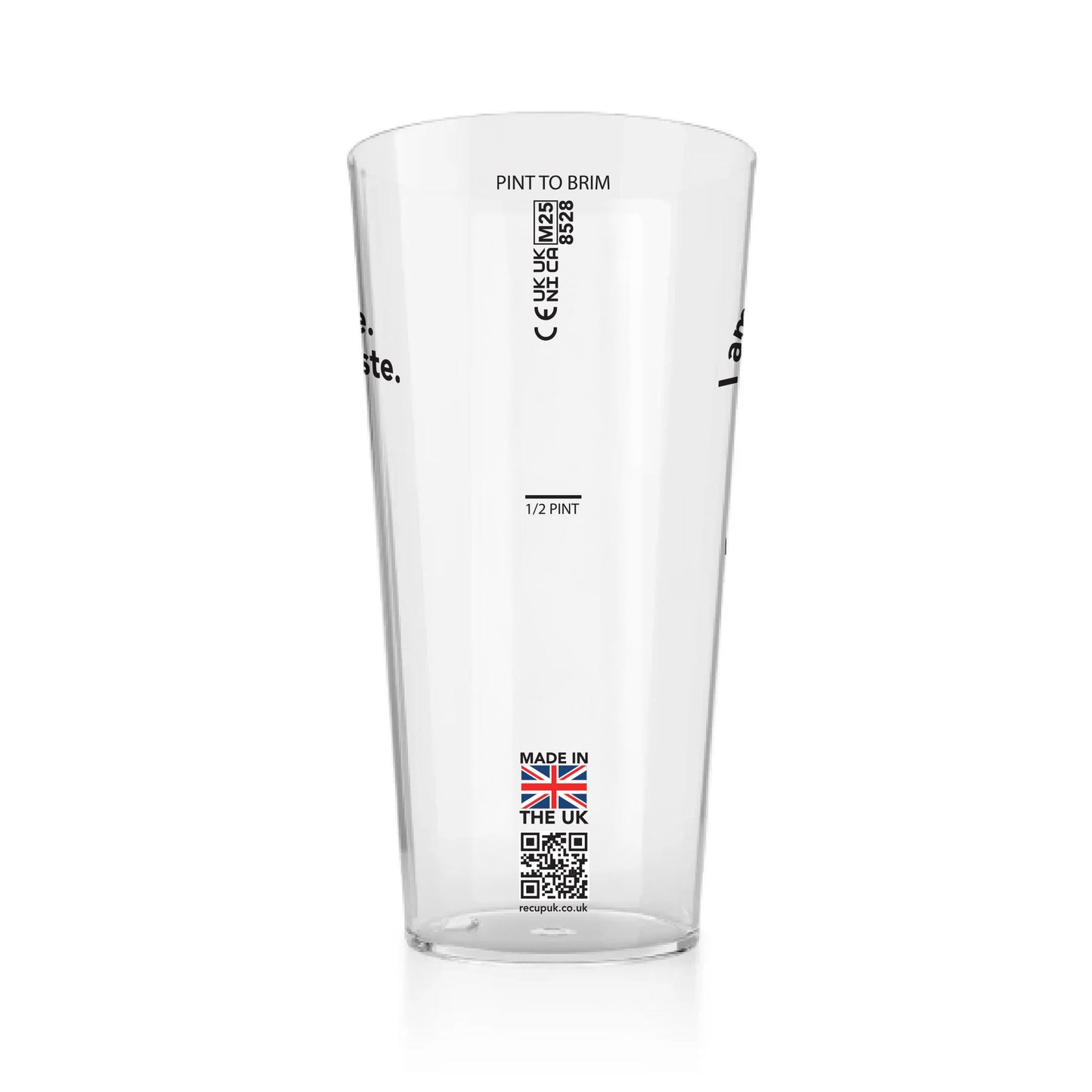"Reuse Me" Pint Cup